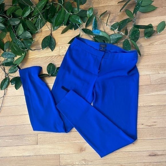 Aritzia T.BABATON Skinny Trouser Pant Royal Blue Size 4 - Picture 2 of 11